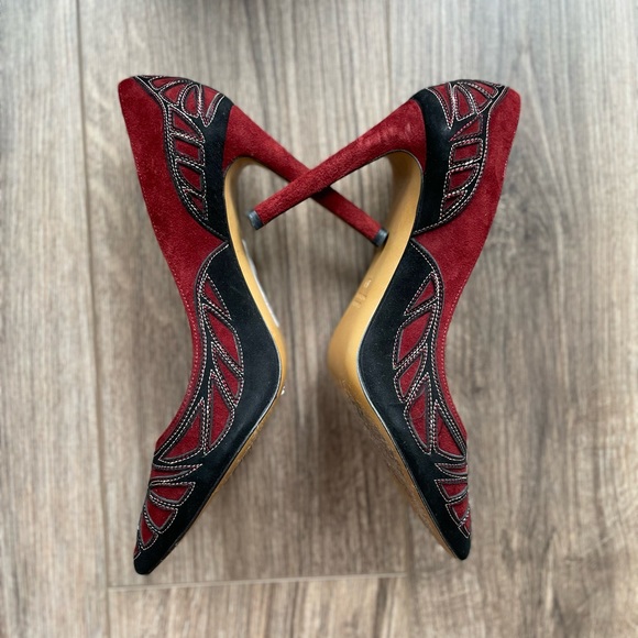 Isabel Marant Bradford Suede Embroidered Pumps | 39 - Picture 6 of 13